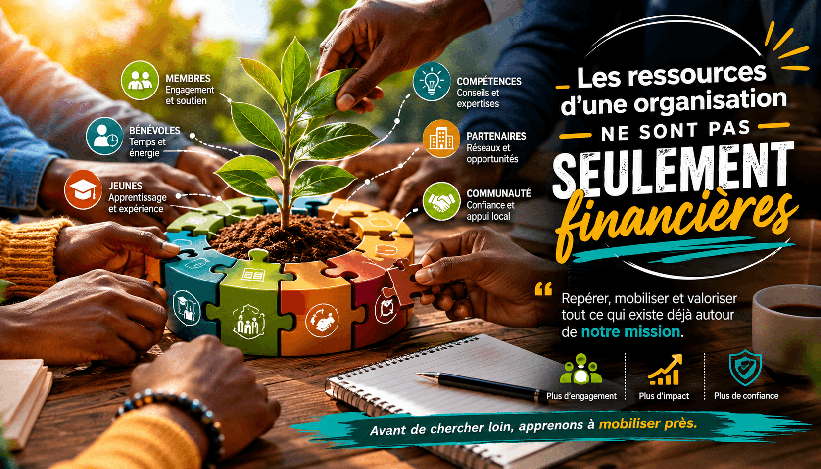 Les ressources d’une organisation ne sont pas seulement financières